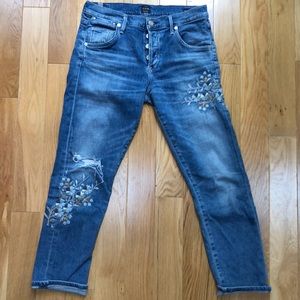 Citizens of Humanity embroidered Emerson jeans